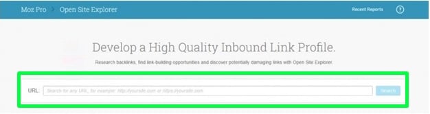 Finding backlinks with Moz OSE