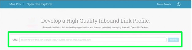 Finding backlinks with Moz OSE