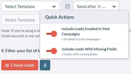 check leads